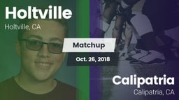 Matchup: Holtville vs. Calipatria  2018
