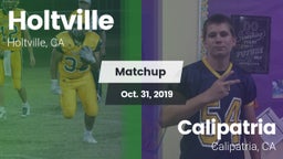 Matchup: Holtville vs. Calipatria  2019