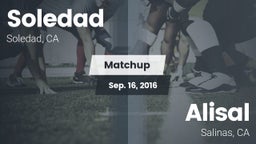 Matchup: Soledad vs. Alisal  2016