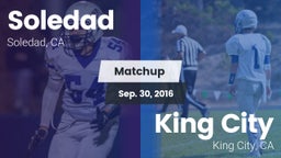 Matchup: Soledad vs. King City  2016