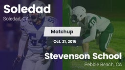 Matchup: Soledad vs. Stevenson School 2016