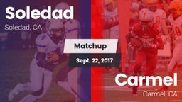 Matchup: Soledad vs. Carmel  2017