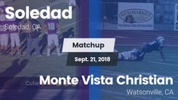 Matchup: Soledad vs. Monte Vista Christian  2018