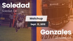 Matchup: Soledad vs. Gonzales  2019
