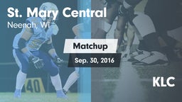 Matchup: St. Mary Central vs. KLC 2016