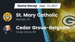 Recap: St. Mary Catholic  vs. Cedar Grove-Belgium  2017