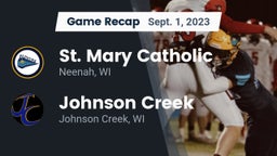 Recap: St. Mary Catholic  vs. Johnson Creek  2023
