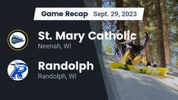 Recap: St. Mary Catholic  vs. Randolph  2023