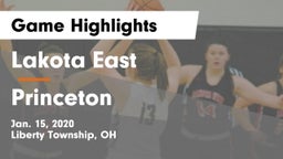 Lakota East  vs Princeton  Game Highlights - Jan. 15, 2020