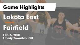Lakota East  vs Fairfield  Game Highlights - Feb. 5, 2020