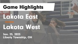 Lakota East  vs Lakota West  Game Highlights - Jan. 25, 2023