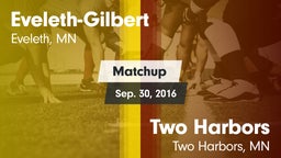 Matchup: Eveleth-Gilbert vs. Two Harbors  2016