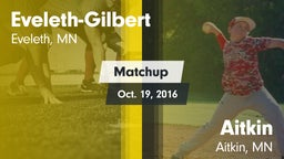 Matchup: Eveleth-Gilbert vs. Aitkin  2016