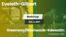 Matchup: Eveleth-Gilbert vs. Greenway/Nashwauk-Keewatin  2017