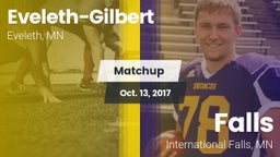 Matchup: Eveleth-Gilbert vs. Falls  2017