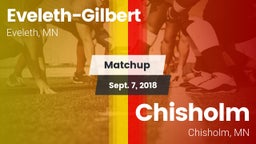 Matchup: Eveleth-Gilbert vs. Chisholm  2018