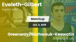 Matchup: Eveleth-Gilbert vs. Greenway/Nashwauk-Keewatin  2018
