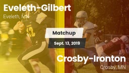 Matchup: Eveleth-Gilbert vs. Crosby-Ironton  2019