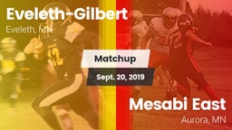 Matchup: Eveleth-Gilbert vs. Mesabi East  2019