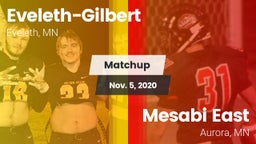Matchup: Eveleth-Gilbert vs. Mesabi East  2020