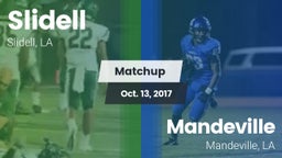 Matchup: Slidell vs. Mandeville  2017