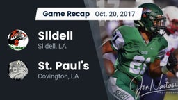 Recap: Slidell  vs. St. Paul's  2017