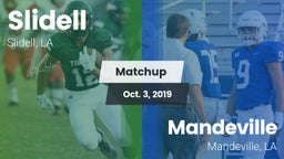 Matchup: Slidell vs. Mandeville  2019