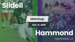 Matchup: Slidell vs. Hammond  2019