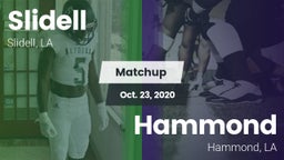 Matchup: Slidell vs. Hammond  2020