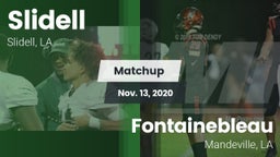 Matchup: Slidell vs. Fontainebleau  2020