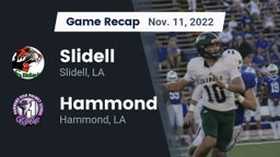 Recap: Slidell  vs. Hammond  2022