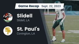 Recap: Slidell  vs. St. Paul's  2023