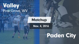 Matchup: Valley vs. Paden City 2015