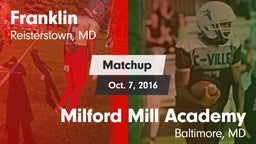 Matchup: Franklin vs. Milford Mill Academy  2016