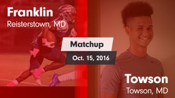 Matchup: Franklin vs. Towson  2016