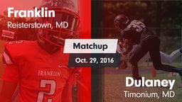 Matchup: Franklin vs. Dulaney  2016