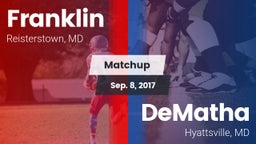 Matchup: Franklin vs. DeMatha  2017