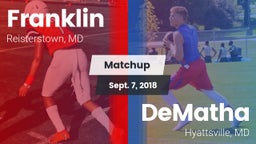 Matchup: Franklin vs. DeMatha  2018