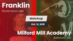 Matchup: Franklin vs. Milford Mill Academy  2018