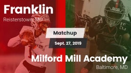 Matchup: Franklin vs. Milford Mill Academy  2019