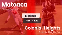 Matchup: Matoaca vs. Colonial Heights  2019