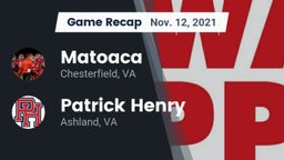 Recap: Matoaca  vs. Patrick Henry  2021