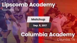 Matchup: Lipscomb vs. Columbia Academy  2017