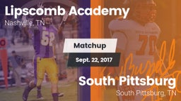 Matchup: Lipscomb vs. South Pittsburg  2017