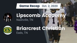 Recap: Lipscomb Academy vs. Briarcrest Christian  2020