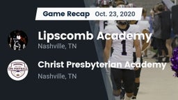 Recap: Lipscomb Academy vs. Christ Presbyterian Academy 2020