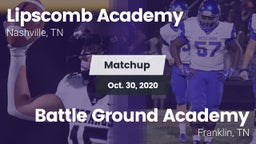 Matchup: Lipscomb vs. Battle Ground Academy  2020
