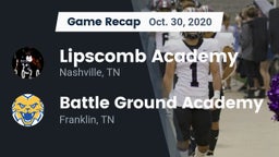 Recap: Lipscomb Academy vs. Battle Ground Academy  2020
