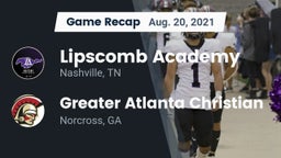 Recap: Lipscomb Academy vs. Greater Atlanta Christian  2021