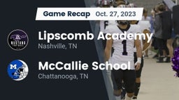 Recap: Lipscomb Academy vs. McCallie School 2023